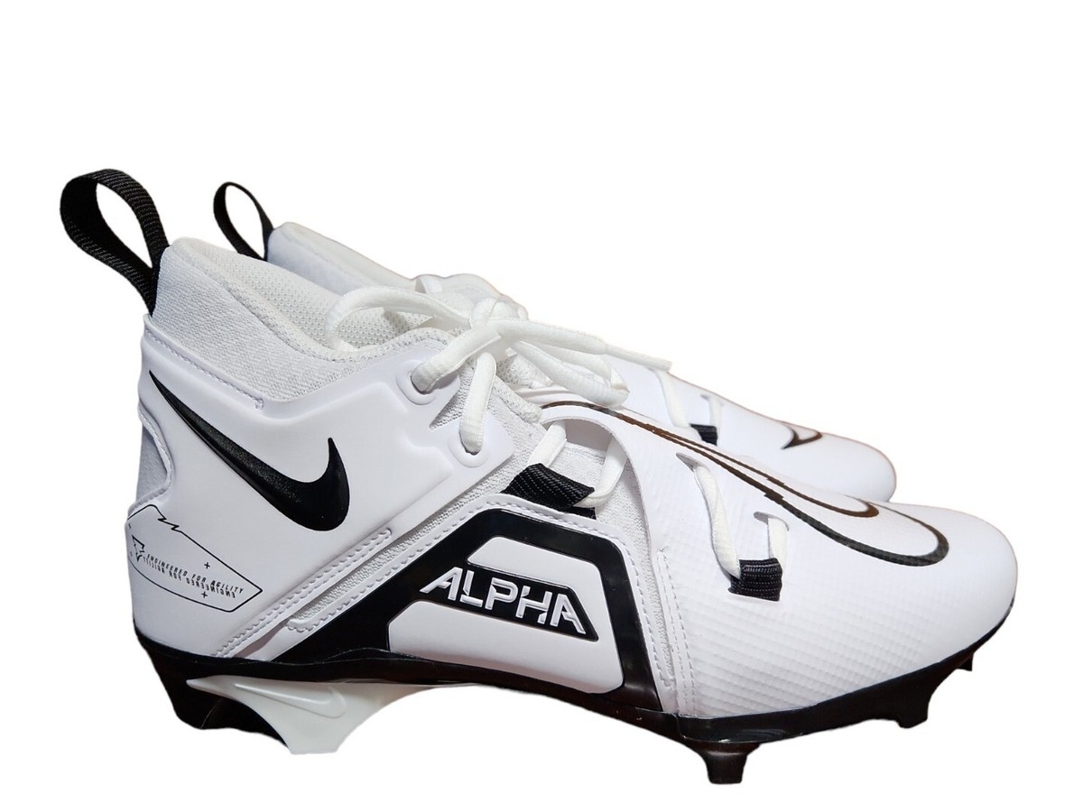 Nike Alpha Menace Pro 3 CT6649-100 Mens White Black Size 8.5  display picture 1