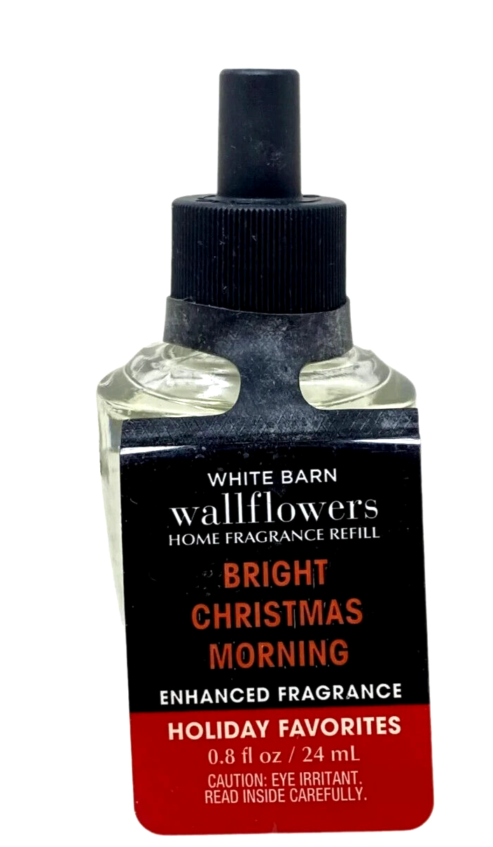 1 Enhanced Bright Christmas Morning Wallflower Refill Bath & Body Works-image