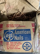 3 inch  9 guage copper nails uss American nails new open box