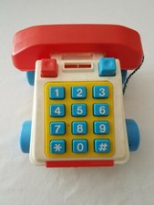 Vintage Toddler Play Phone Bell Rings Chicco ...