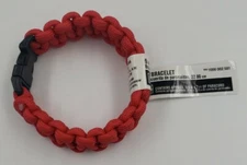 Everbilt Paracord Survival Bracelet, Hiking Outdoor Gear, Unisex Adult, 9in, Red