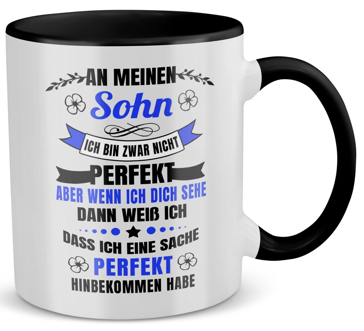Sohn Geschenk zum Geburtstag 18 Jahre Kind Tasse Weihnachten von Mutter Vater