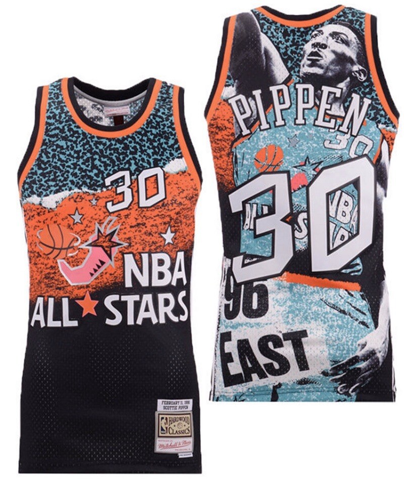 【XL】mitchell&ness NBA ALL-STAR Mitchell & Ness Men's NBA All Stars Weekend 1996
