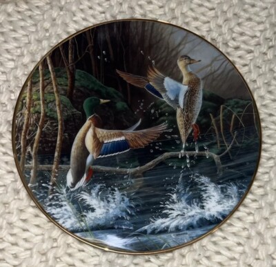 Aloft by Michael Budden Free as the Wind Knowles Duck Collector Plate