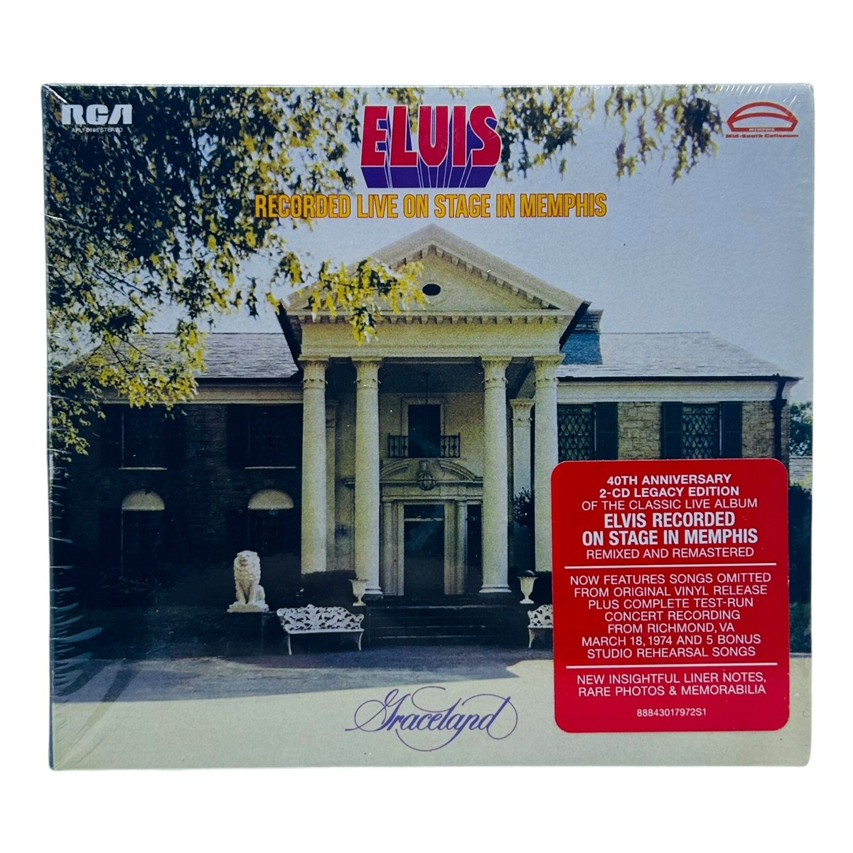 Elvis Presley Recorded Live On Stage In Memphis Brand New Factory