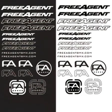 FREE AGENT Frame / Fork Sticker Pack