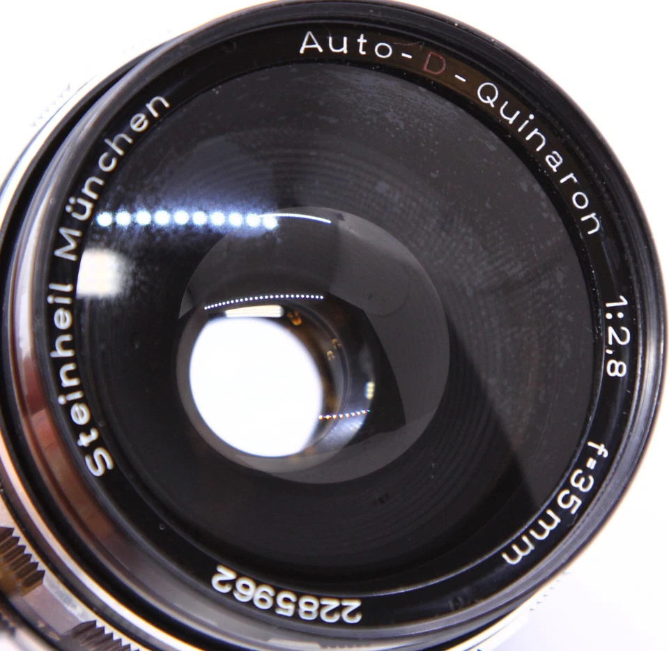 Steinheil Munchen Auto-D Quinaron 35mm f2.8 Lens 2,8 35/2.8 Exa Exakta Mount - Image 4 of 4