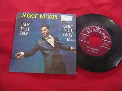 Jackie Wilson Talk That Talk Only You Only Me Brunswick 7 45 Pic Slv Vg Ex Ebay