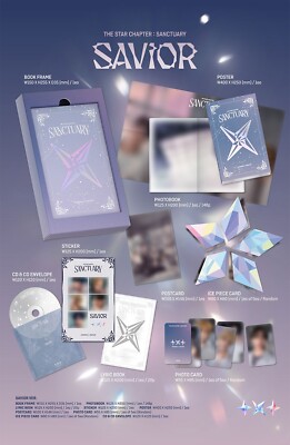 TXT THE STAR CHAPTER : SANCTUARY Album 3 Ver SET/3 CD+3Book+3