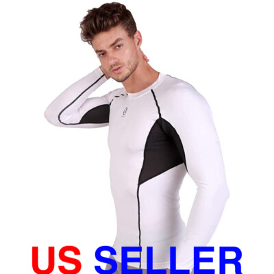 ARMEDES Mens Long Sleeve T-Shirt Cool Dry Compression Baselayer AR 142