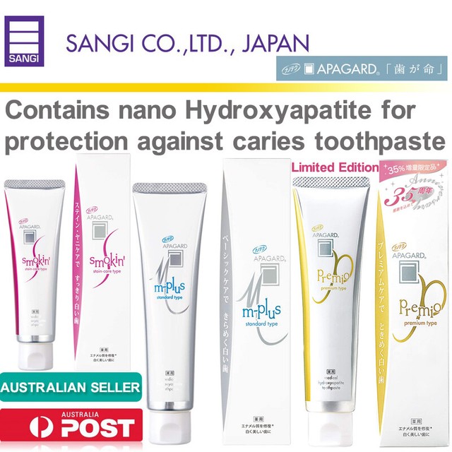 Apagard Smokin Staincare Type Toothpaste 100g Whitening Made in Japan