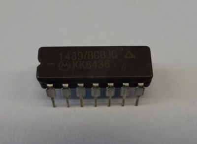 MC1489 1489/BCBJC Quad CMOS Line Receivers RS232 Ceramic Dip, DIP IC Lot of 10