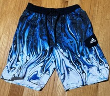 Adidas Swim Board Shorts Youth Boys XL Waves Trunks Pocket Logo - No Lining VGC