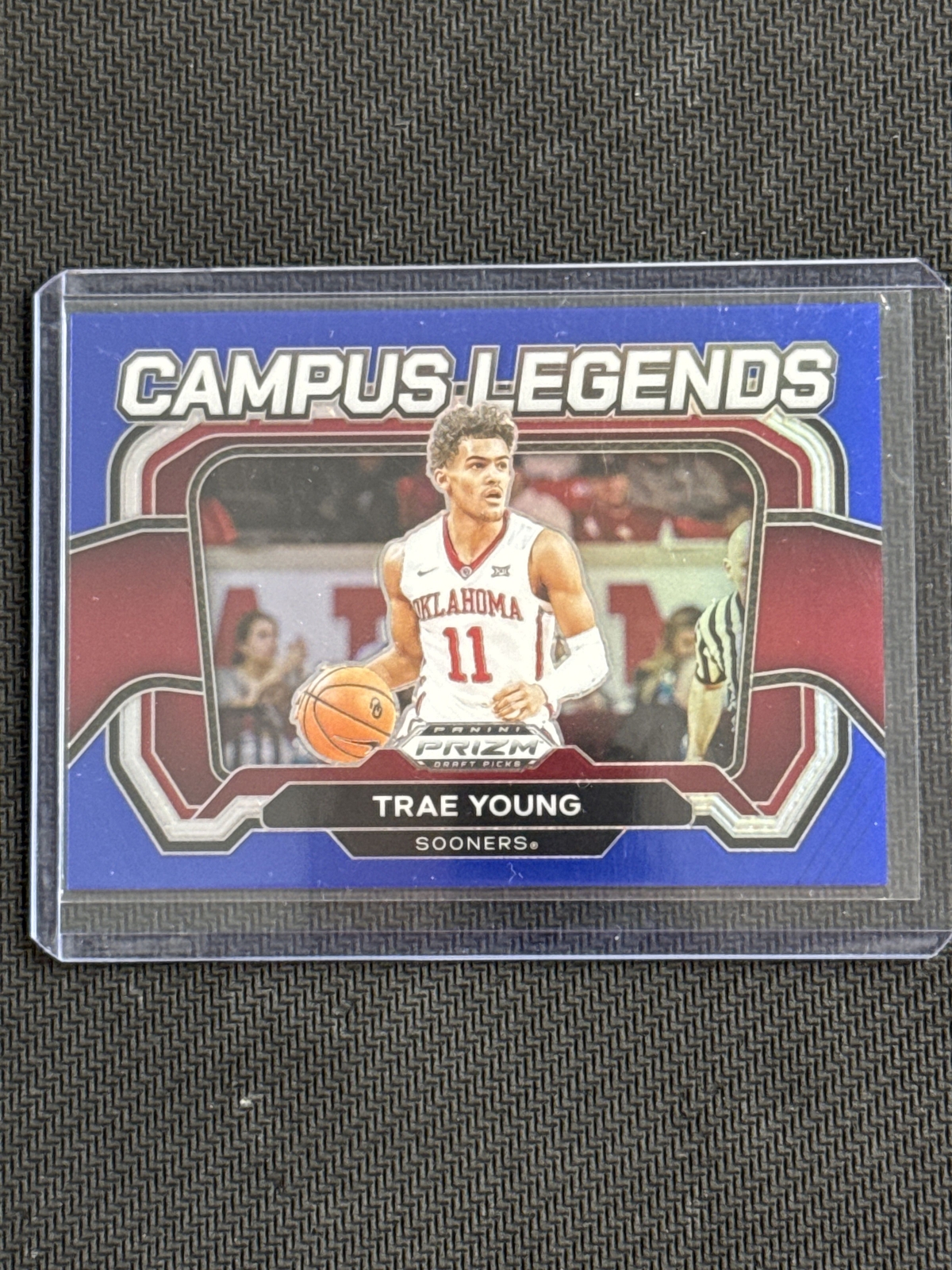 2024 Panini Prizm Draft Picks Trae Young Blue Prizm /199 Campus Legends #7
