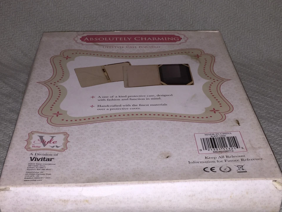 V-Style by Vivitar Absolutely Charming PINK Lifestyle Case For iPad ~ RJFP-1000 - Image 4 of 4