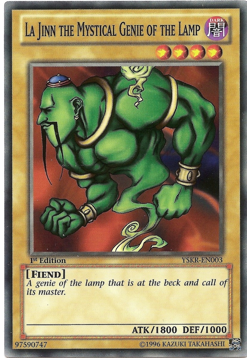 La Jinn the Mystical Genie of the Lamp YSKR-EN003 Common Yu-Gi-Oh