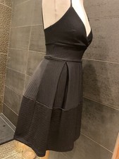 miss selfridge black strappy dress size 8 Women