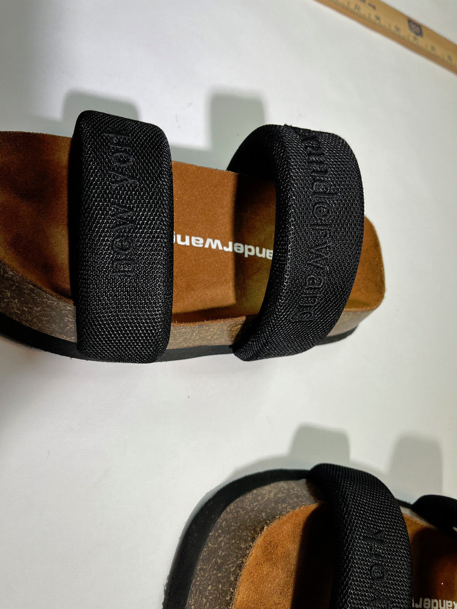 Alexander Wang Grey Ronan Sandals Slides women luxury EU36 Alexander Wang Grey Ronan Sandals Slides women luxury EU36