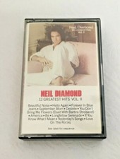 Neil Diamond 12 Greatest Hits Volume II Cassette Tape