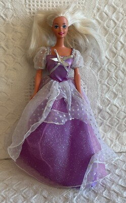 #ad #ad 1997 Barbie Princess Easy to Dress Purple Gown amp; Doll Vintage **READ $11.92