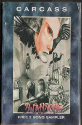  Carcass    Swansong Free 2 Song Sampler 1995 Rare US New Factory Sealed Oop