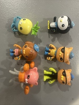 Octonauts Action Figures Toy Lot Toy Bundle Mattel 6 Figures Kwazi Inkling Peso