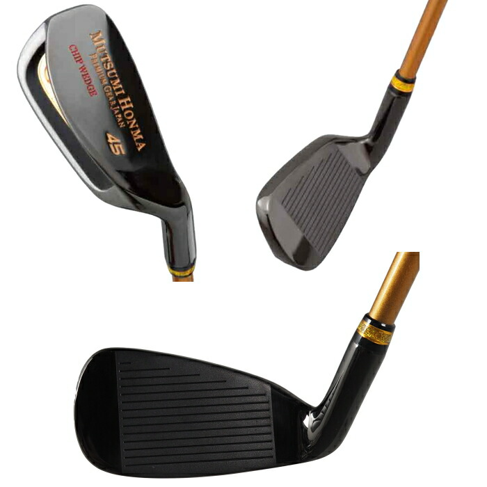 Wedge MUTSUMI HONMA MH282 – Loft 60°, Semelle Large, Rebond 13 – Carbone, Droitier