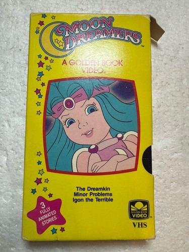 Moon Dreamers VHS Tape 1987 A Golden Book Video The Dreamkin Igon The Terrible - Picture 2 of 13