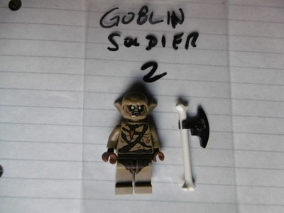 LEGO Hobbit Goblin Soldat (2) Minifigur Goblin King Battle Set 79010 RAR sehr guter Zustand