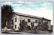 The Athaeneum Pewaukee Wisconsin WI Bowling Alley c1910 Postcard