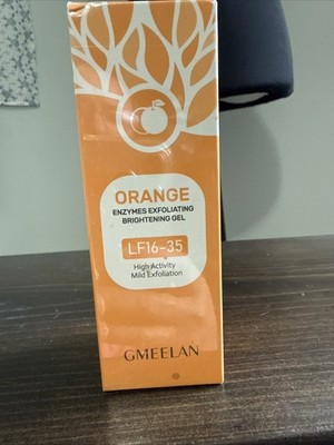 Gmeelan Orange Enzyme Gel 50g   Gentle Exfoliating Face Scrub Brightening