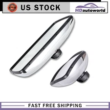 Main Side View +Wide Truck Mirror For Freightliner M2 Columbia Manual Heated 2x