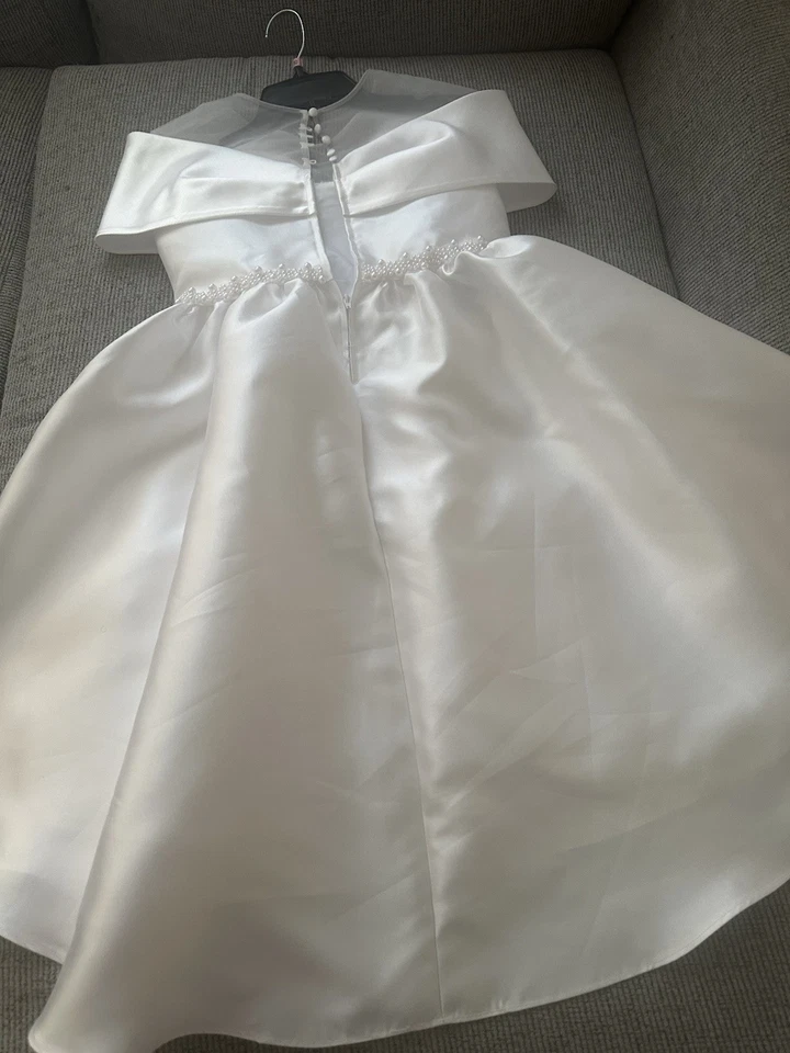 NUEVO CON ETIQUETAS Vestido Tip Top PAGEANT FLOR NIÑA QUINCERANERA PRINCESA COMUNIÓN Talla 12 Foto 3 de 4