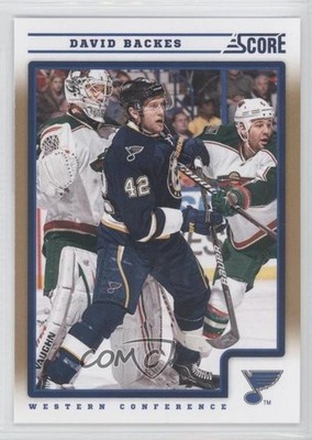 2012-13 Score Gold Rush David Backes #401 0a4