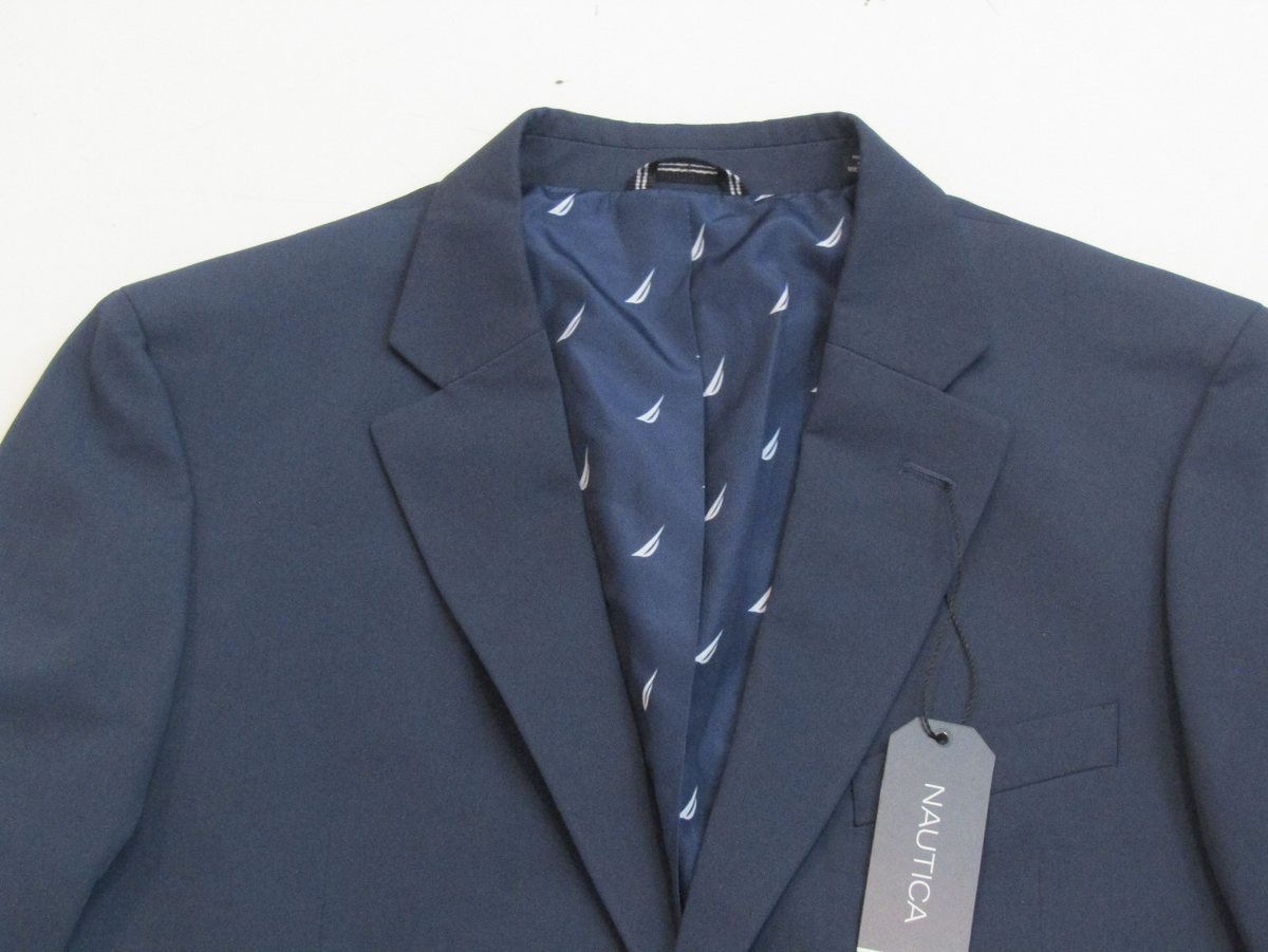 NWT Mens NAUTICA Blue Ventura Suit Jacket Sz 42 Short | eBay