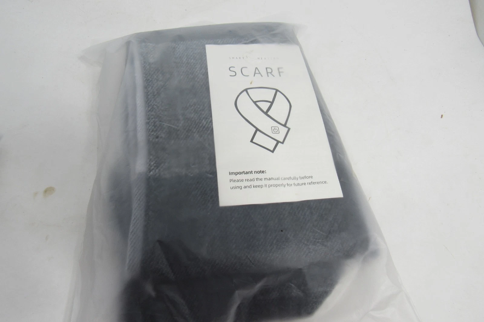 USB Power Heated Scarf Fashion Check Neck Warmer Outdoor Winter 6000mAh RED