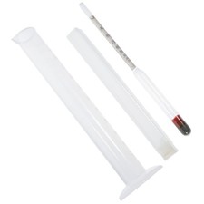 Alcohol Hydrometer And Test Cylinder Set For Home Brewing Beer And Wine Supplies