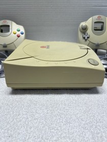 SEGA Dreamcast Console w/ Two Controllers, Memory Card and Cables Tested Working
