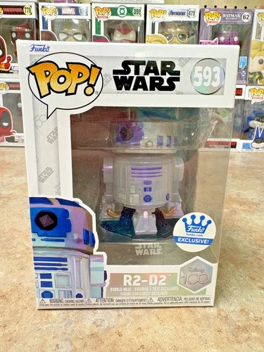 Funko POP! Star Wars - R2-D2 (Facet) #593 - Funko Exclusive with Protector