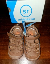 Stride Rite 360 Kids Size 6M Amos 2.0 Sneaker Fisherman Sandal New In Box