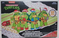 NEW NIB Teenage Mutant Ninja Turtles Advent Calendar Nano Metalfigs 24 Die-Cast