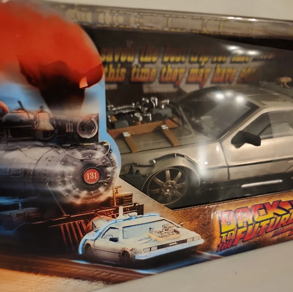 Sunstar 2714 1:18 Scale Back to the Future Delorean Time Machine Part 3 Railroad - Image 3 of 4