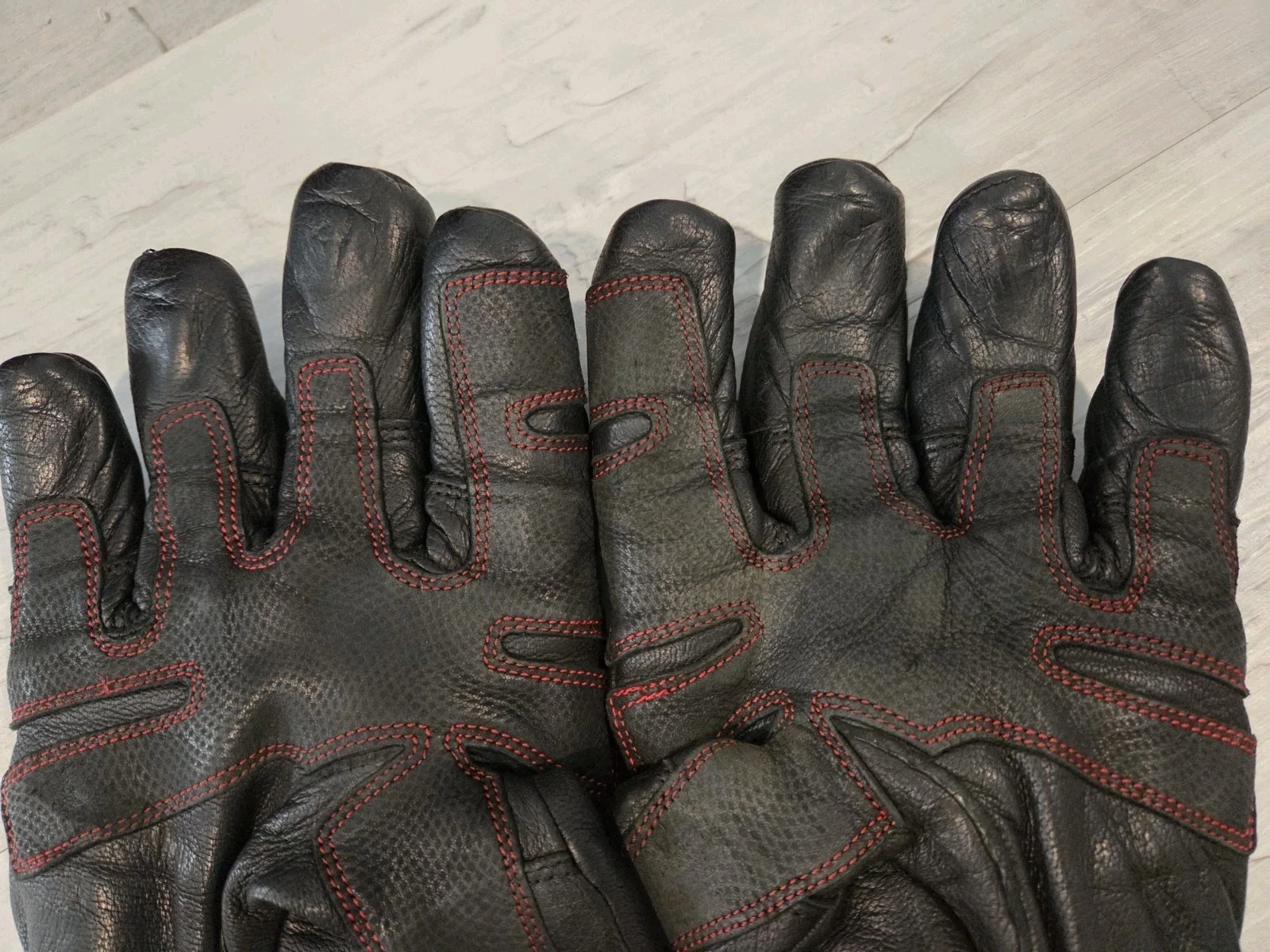 Stoic Black Winter Leather XL Snow Gloves