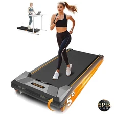 Multi-Functional Incline Treadmill - Silent Motor & Remote Control Included