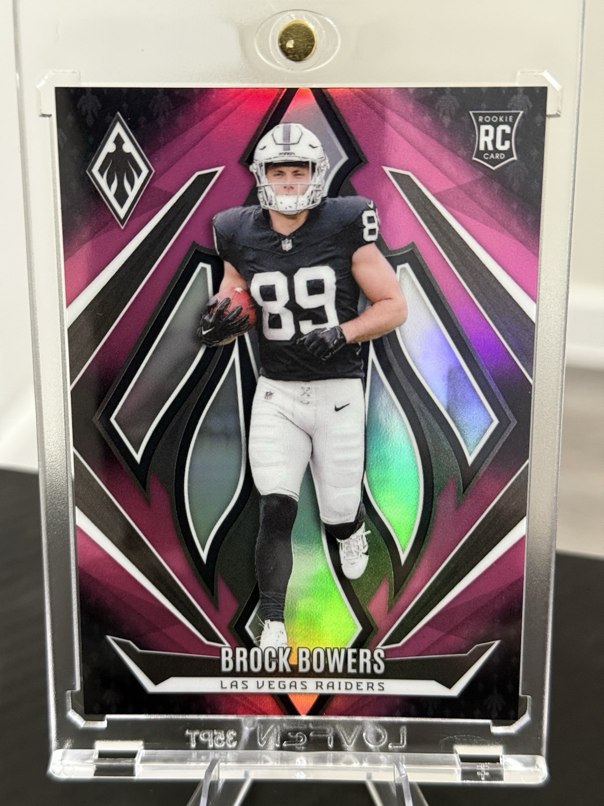 2024 Panini Phoenix - Rookies Brock Bowers #165 Pink /88