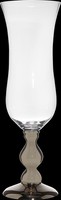 Inna-Glas Xxl Sektglas Piya Auf Standfuß, Klar-Silber, 117Cm, Ø39Cm