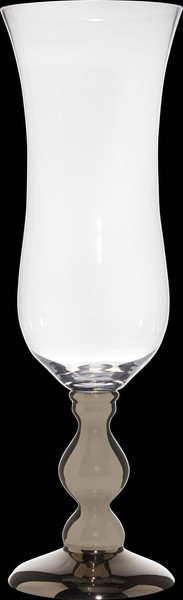 Inna-Glas Xxl Sektglas Piya Auf Standfuß, Klar-Silber, 117Cm, Ø39Cm-image