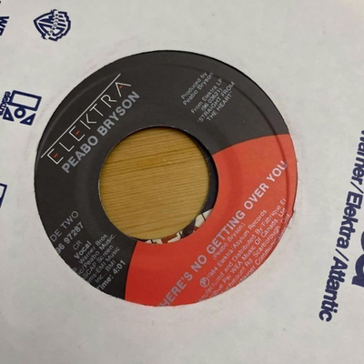 #ad #ad Peabo Bryson There#x27;s no Getting Over You 96 97287 45rpm VG R38 $6.86