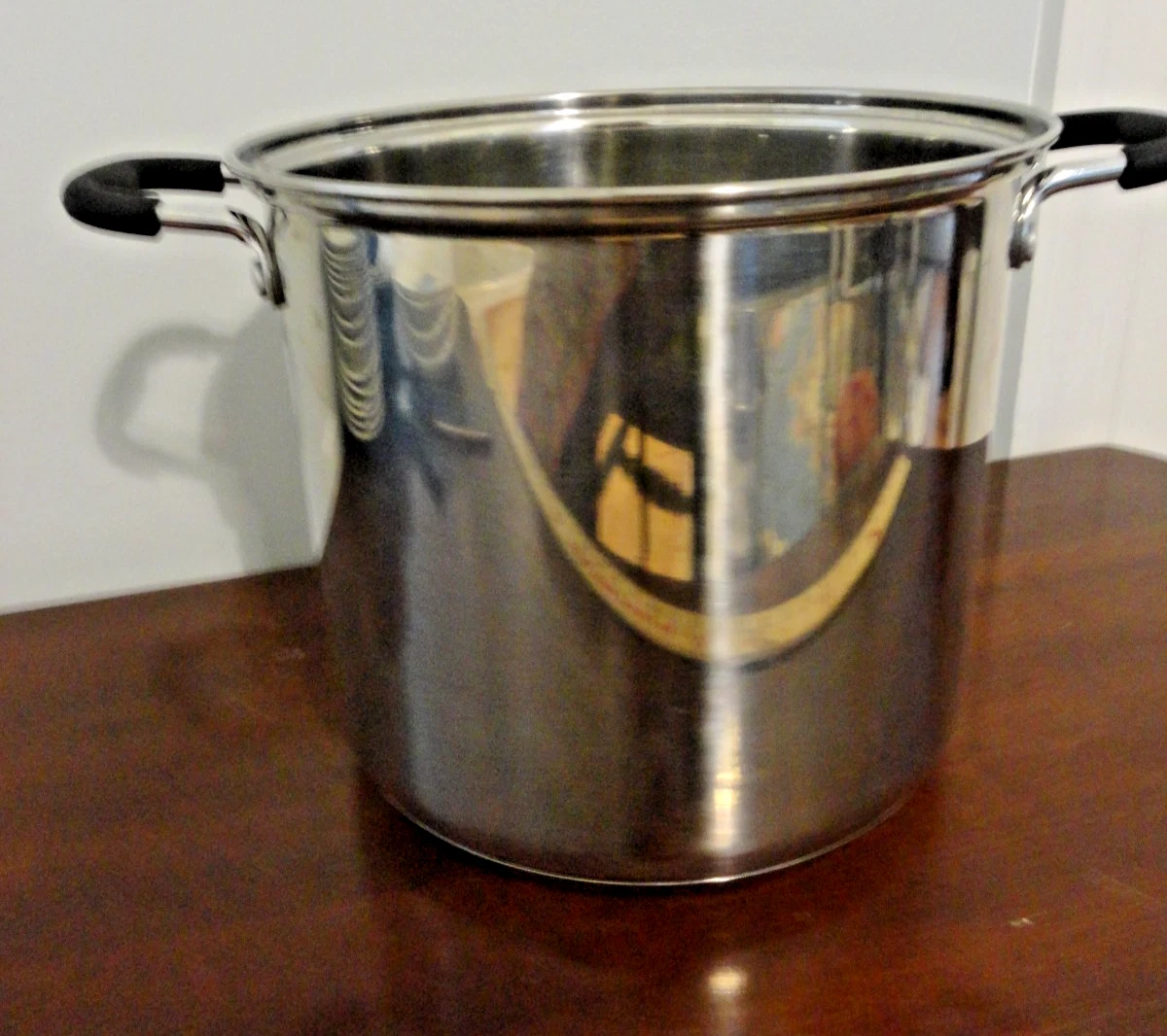 COOK N HOME STAINLESS STEEL STOCKPOT WITHOUT LID 8 QT