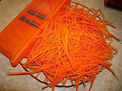 Plastic Carrot, Cabbage, Onion Grater - Korean Carrot Grater and Slicer 